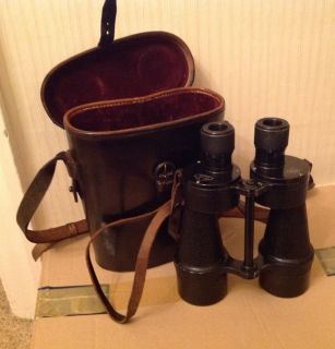 Vintage Ross London Binoculars With Leather Case Stepnite Power 7x50