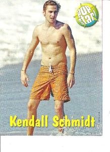 Kendall Schmidt Big Time Rush SHIRTLESS Great Pinup