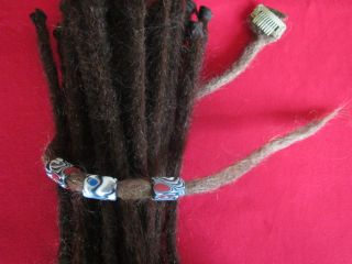Single Clip in Human Hair Crochet Dreadlock Extension