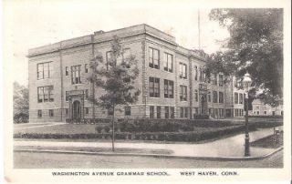 1926 Washington Grammar School West Haven Conn RPPC