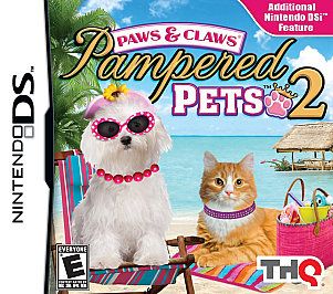  DS PAMPERED PETS 2 BRAND NEW CATS DOGS VIDEO GAME DRESS UP & TRAINING
