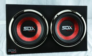 SDX Audio Dual 10 Subwoofers and Enclosure PK06210