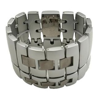DKNY Donna Karan Aluminum Silver Band Watch NY4379 NWT