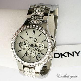 DKNY Womens Watch SS Chronograph NY8315 Donna Karan Quartz Crystal WR