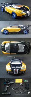 ePacket to USA RC 1 14 Drifting Drift Car Bugatti Veyron Gold RTR