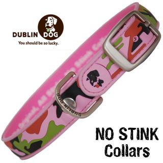 Dublin Dog No Stink Dog Collars Camo Downtown Diva Waterproof Dog