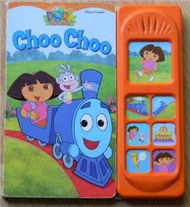 Dora The Explorer Choo Choo Play A Sound Electronic Childrens Board