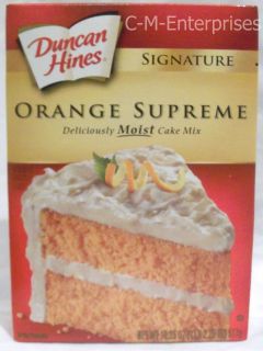 Duncan Hines Moist Deluxe Orange Supreme Cake Mix