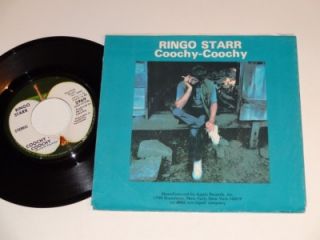 EX+ Ringo Starr Beaucoups of Blues 45 w/Picture Sleeve BEATLES Apple