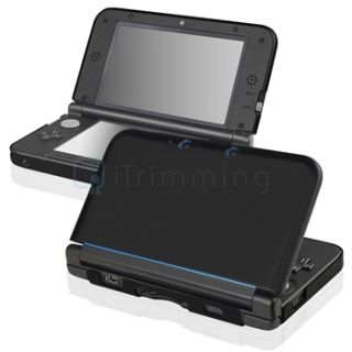 Black Aluminium Hard Case Shell Cover Skin for Nintendo 3DS XL N3DS Ll