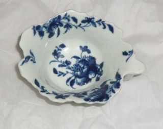  WORCESTER PORCELAIN DAISY PATTERN MANSFIELD DECORATION BUTTERBOAT