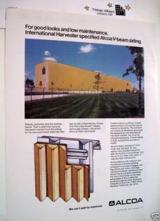 International Harvester East Moline IL Alcoa 1978 Ad