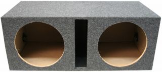  Dual 15 Ported Subwoofer Box Bass Speaker Vented Sub Box Enclosure