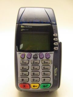 VeriFone Omni 3750 Dual Comm Ethernet IP Dial Up Credit Card Terminal