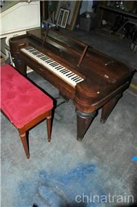  1855 Ross & Morse Carhart Melodeon Pump Organ Poultney Vermont   Works