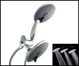 Pulstar Dual Head Massage Shower Kit with 3 Function Showerhead and