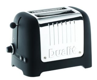 Dualit 25375 Lite 2 Slice Toaster Soft Touch Black New