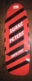 Santa Cruz Duane Peters Skateboard Reissue Deck New in Shrink Ltd Sold