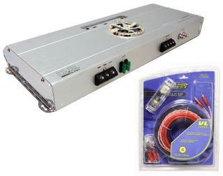 Car Audio Amplifier System Dub 2802 4 Gauge Amp Kit