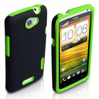 Heavy Duty Combo Case for HTC ONE X / XL Tradesman   Cover + Screen
