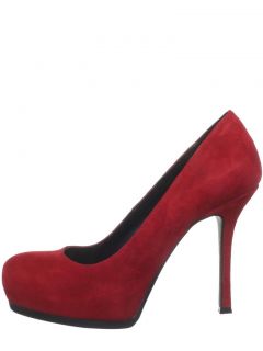 DV by Dolce Vita Coby Suede Platform Pump in Red