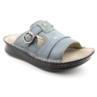 Eastland Up Slide Womens Size 8 Blue Open Toe Leather Slides Sandals