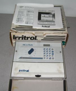 Irritrol MC 6 Plus Irrigation Sprinkler Controller 6 Station Timer