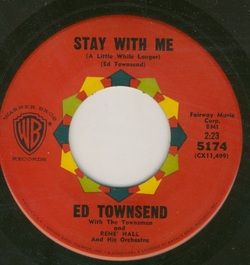 Ed Townsend Stay with Me Popcorn Soul VG
