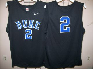 Duke Blue Devils Nike 2 Black Jersey Sz Youth Medium