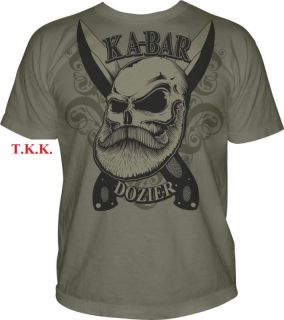 Ka Bar 1723 Dozier Knives T Shirt Size x Large New