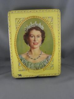Queen Elizabeth II Coronation Tin w M Duncan Ltd