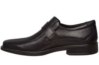 Ecco Mens Shoes New Jersy Slip on Bukle Black Leather 601294 Sz 11 11