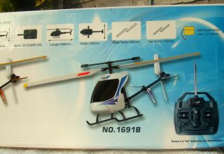 DRAGONFLY Radio Remote Control LARGE Flying Helicopter. Great