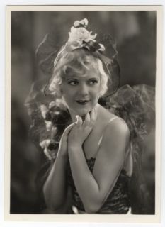 Edna Marian 1929 Vintage Hal Roach Portrait Frothy Blonde