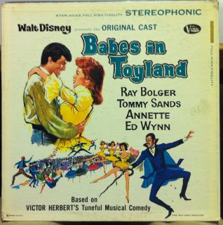 Walt Disney Soundtrack Babes in Toyland LP VG Ster 4022 Annette