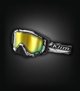 Klim Goggles Radius Mountain Dbl Smoke Gold Mirrior Lens