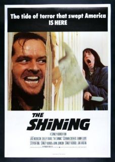  CineMasterpieces British Stephen King Linen Movie Poster 1980
