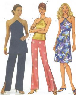  Top A Line Dress Pants Sewing Pattern Elastic Waist Easy 3156