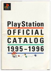PS Sony PlayStationOfficial Catalog 1995 1996Japan