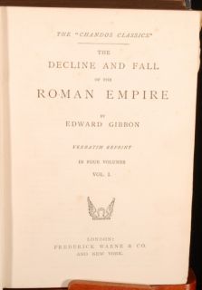verbatim reprint of Gibbons classic work on the Roman Empire.