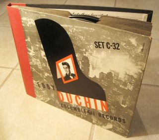 EDDY DUCHIN SET C 32 4 RECORD ALBUM SET Columbia 10 78 RPM Vintage 40s
