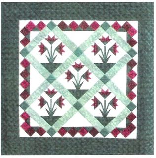 Carolina Lily Paperpiecing Quilt Pattern Cindy Edgerton