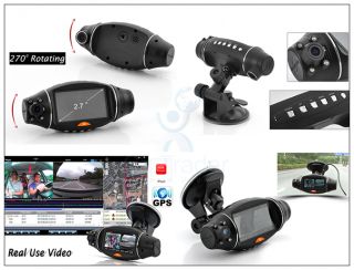 Inch Screen Dual Camera Car DVR with GPS Logger and GPS Sensor