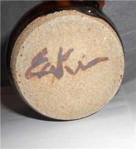  Cowboy Face Coffee Mug   Made by Robert Eakin   Rare & Signed