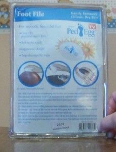  PEG Egg PROFESSIONAL The ULTIMATE Foot FILE As SEEN on TV Brand NEW