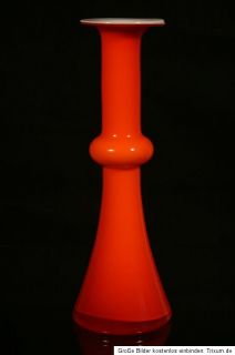 Danish Modern 60´S Holmegaard Carnaby Vase Orange WOW