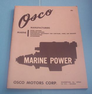  Osco Marine Conversions Specs Book