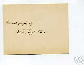Edward Eggleston Famous Hoosier Author Signed Autograph