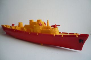 Mexican Boat Ship Plastic toy Copy Ideal Toys Truck Made In Mexico