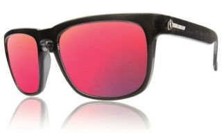 ELECTRIC KNOXVILLE Sunglasses Black Box  Grey w/Plasma Chrome red